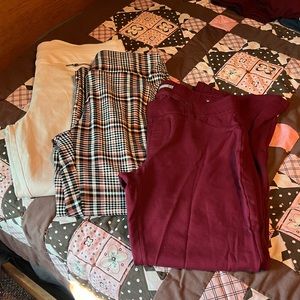 3 pairs of dress pants